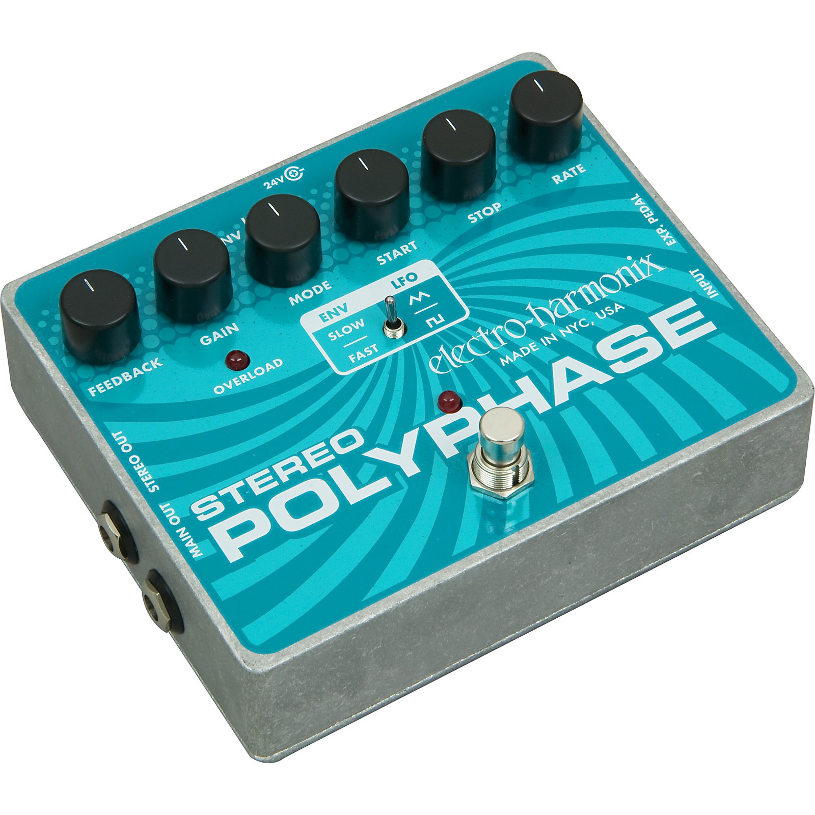 ElectroHarmonix XO Stereo Polyphase Guitar Effects Pedal Musician's