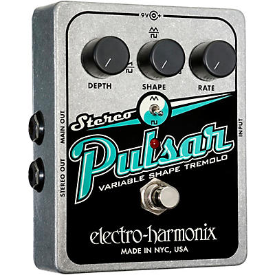 Electro-Harmonix XO Stereo Pulsar Tremolo Guitar Effects Pedal