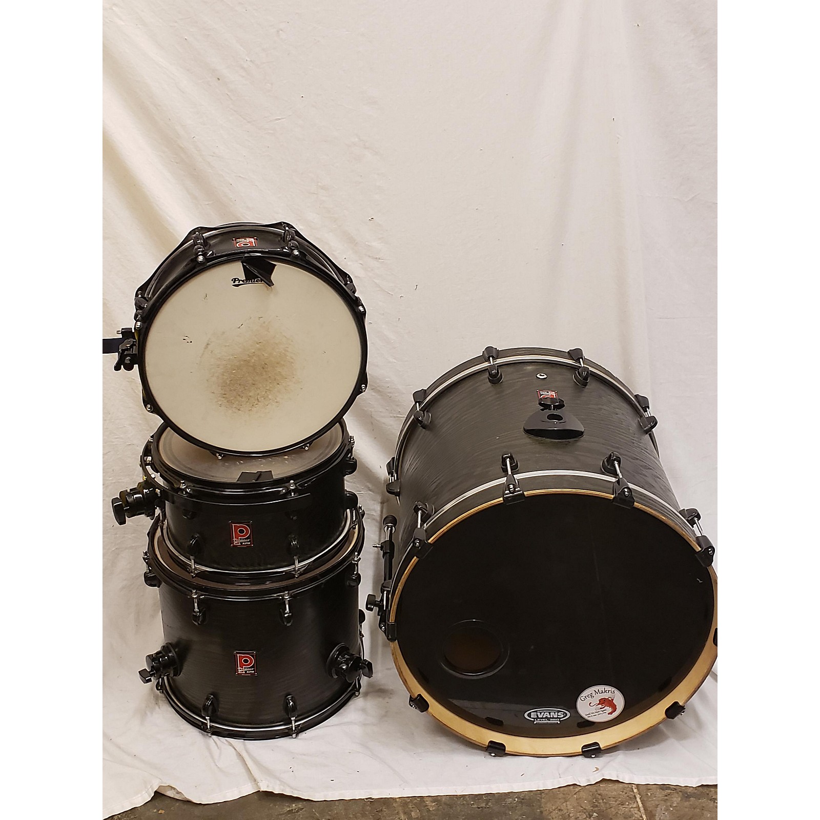 Used Premier XPK Drum Kit Master Chief Green Musician's Friend