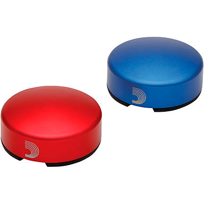 D'Addario XPND Footswitch Topper, Blue/Red 2-Pack