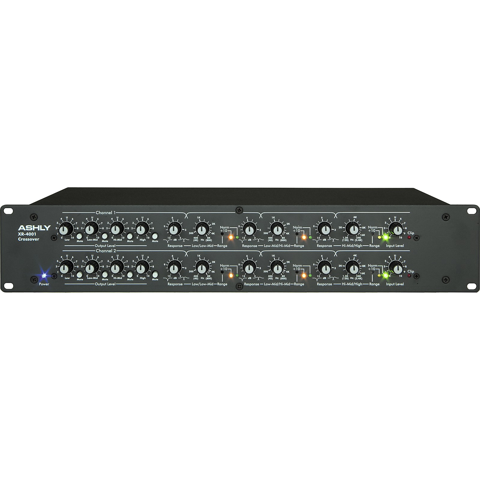 Ashly Audio XR4001 Stereo 4Way/Mono 7Way Crossover Musician