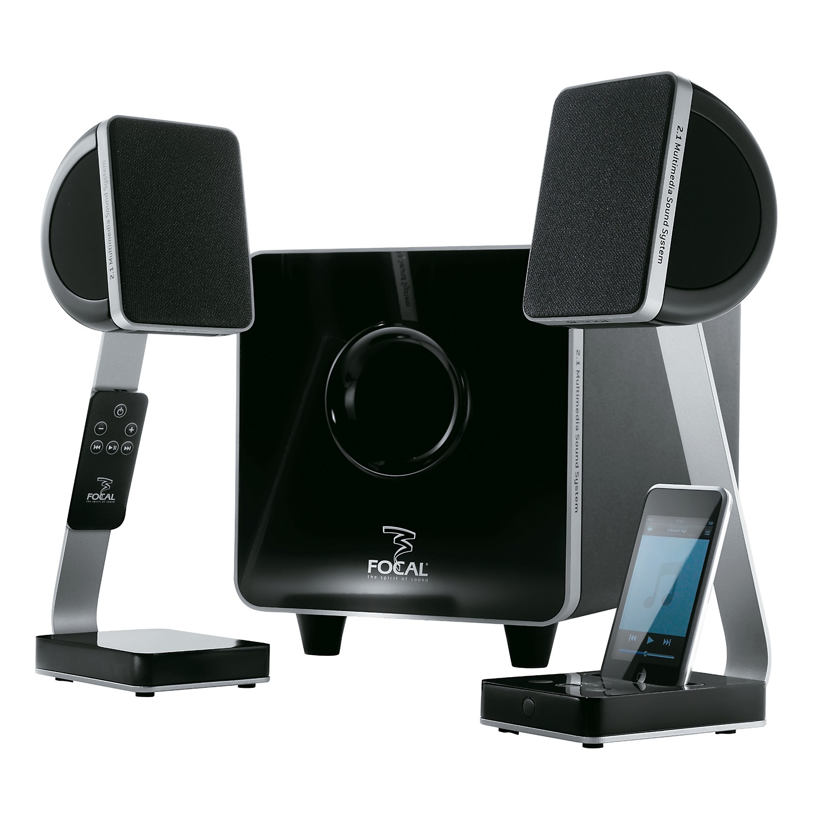 FOCAL XS 2.1 Satellittes + Subwoofer Speaker System Musician's Friend