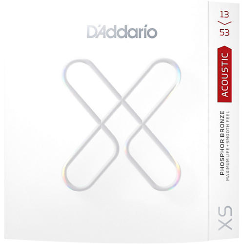 D'Addario XS Acoustic Phosphor Bronze Strings Hybrid Light (13 - 53)