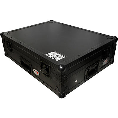 ProX Truss XS-DJ808WBL Black ATA Style Flight Road Case for Roland DJ-808 or Denon MC7000  w/ Wheels Black on Black