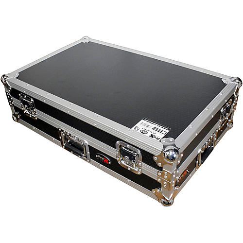 XS-DJRXWLT ATA Style Flight Road Case with Sliding Laptop Shelf and Wheels for XDJ-RX DJ Controller