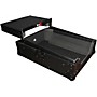 ProX Truss XS-M12LT ATA Style Flight Road Case with Wheels and Sliding Laptop Shelf for 12 in. DJ Mixers Black