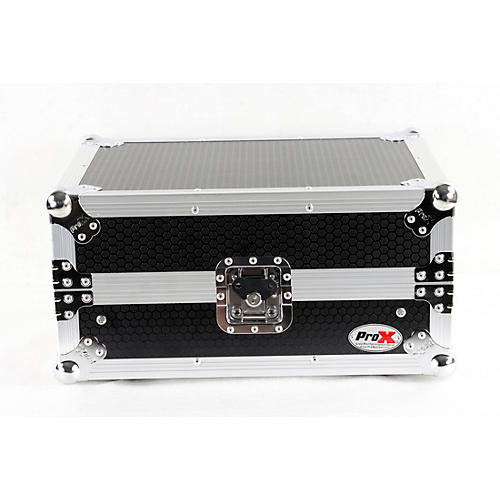 ProX Truss XS-M12LT ATA Style Flight Road Case with Wheels and Sliding Laptop Shelf for 12 in. DJ Mixers Condition 3 - Scratch and Dent Black/Chrome 194744922886