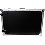ProX XS-MCX8000WLT ATA Style Flight Road Case with Sliding Laptop Shelf and Wheels for Denon MCX8000 Black/Chrome