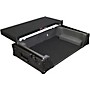 ProX XS-MIXDECKWLT ATA Style Flight Road Case with Sliding Laptop Shelf and Wheels for Numark MixDeck Quad DJ Controller Black