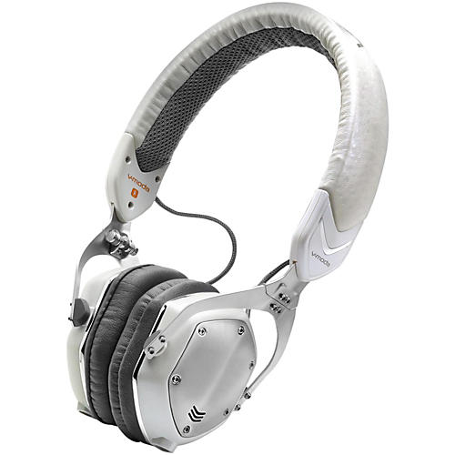 V-MODA XS On-Ear Foldable Noise-Isolating Headphones White Silver