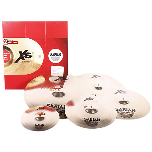 XS20 Brilliant Cymbal Set with Free 18