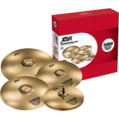 Sabian XSR Series Performance Set With Free 18" Crash