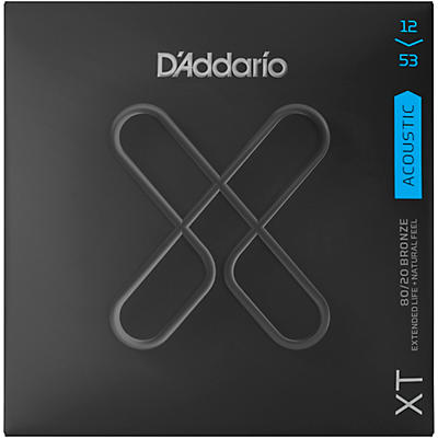 D'Addario XT Acoustic Strings, Light, 12-53