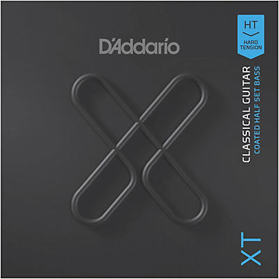 D'Addario XT Composite Classical Guitar Strings - Bass Half Set, Hard Tension