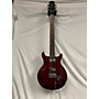 Used Hamer XT Series Solid Body Electric Guitar Crimson Red Trans
