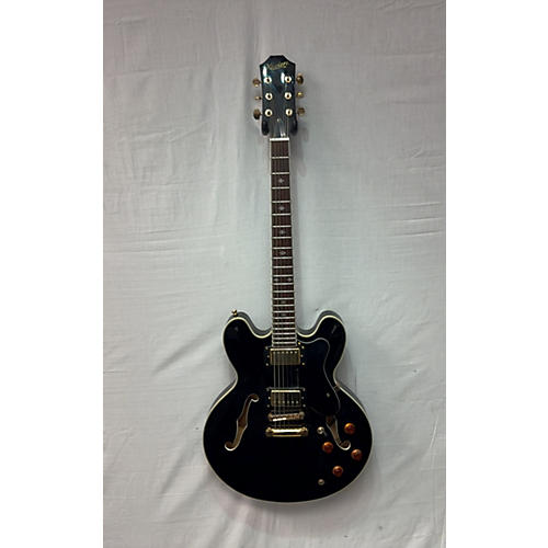Xaviere XV-900 Hollow Body Electric Guitar Black