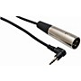 Hosa XVM110M Right-Angle Stereo 3.5mm Male Headphone to XLR Male Extension Cable 10 ft.
