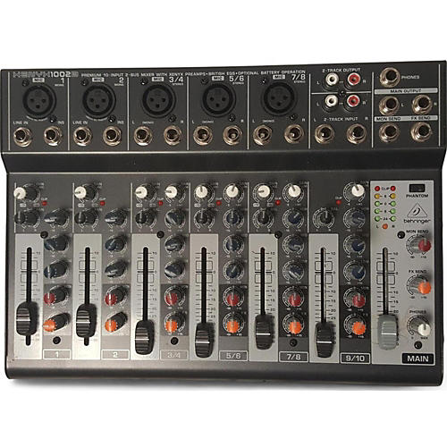 Behringer Xenyx 1002B 5Channel Unpowered Mixer Musician's Friend