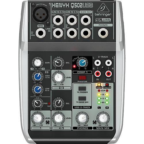 Behringer Xenyx Q502USB Mixer Condition 1 - Mint