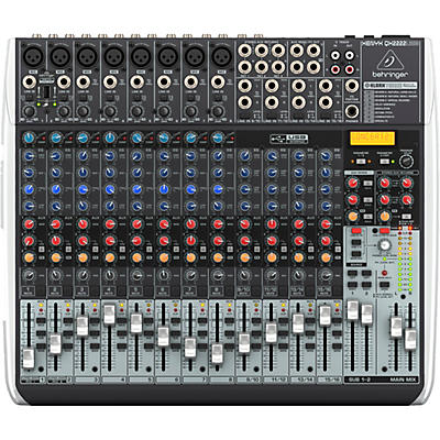 Behringer XENYX QX2222USB USB Mixer With Effects