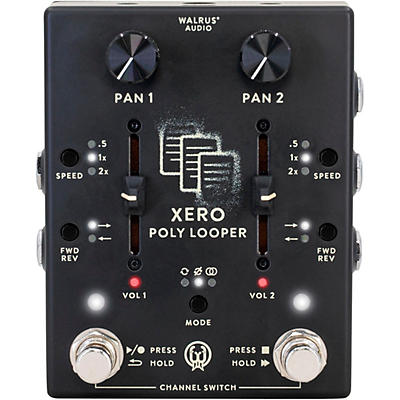 Walrus Audio Xero Polylooper Dual-Channel Looper Pedal