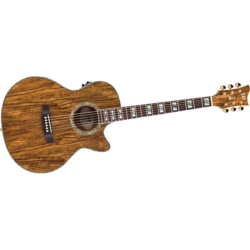 Xtone Exotic Wood Cutaway Acoustic-Electric Guitar
