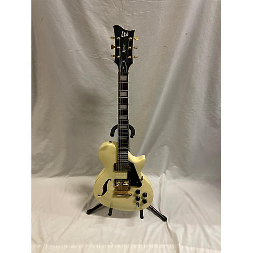 ESP Xtone PS-1 Paramount Hollow Body Electric Guitar Antique White