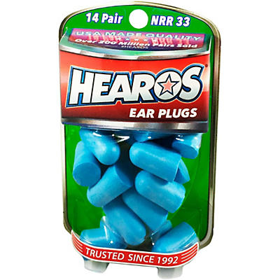 Hearos Xtreme Protection NRR 33 Earplugs 14-Pair Pack