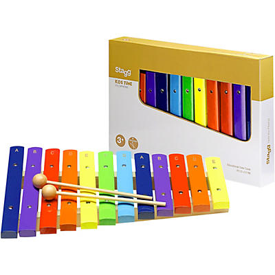 Stagg Xylophone 12-Keys - Rainbow Color