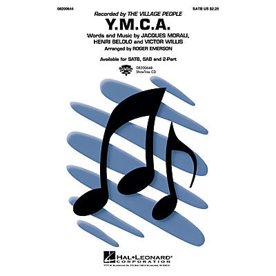 Hal Leonard Y.M.C.A. SAB by The Village People Arranged by Roger Emerson