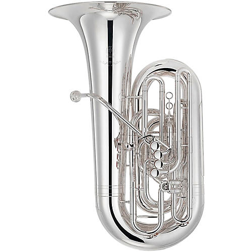 Yamaha YCB-623 Professional Series 5-Valve 4/4 CC Tuba Silver plated Yellow Brass Bell