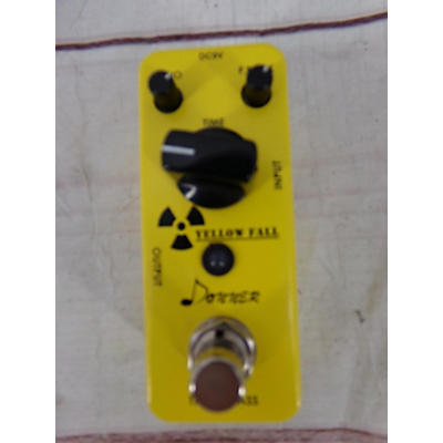 Donner YELLOW FALL DELAY Effect Pedal