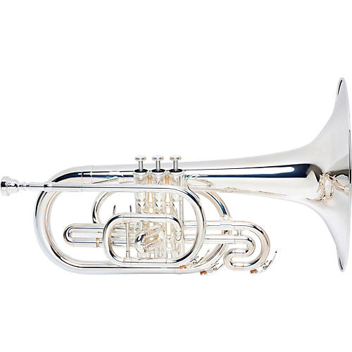 Yamaha YMP-204M Series Marching F Mellophone Condition 2 - Blemished Silver 197881391829