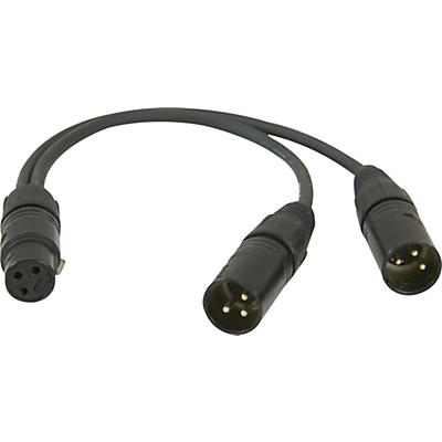 ProCo YMXF2XM-1 Y Mic Female XLR to 2-Male XLR Cable