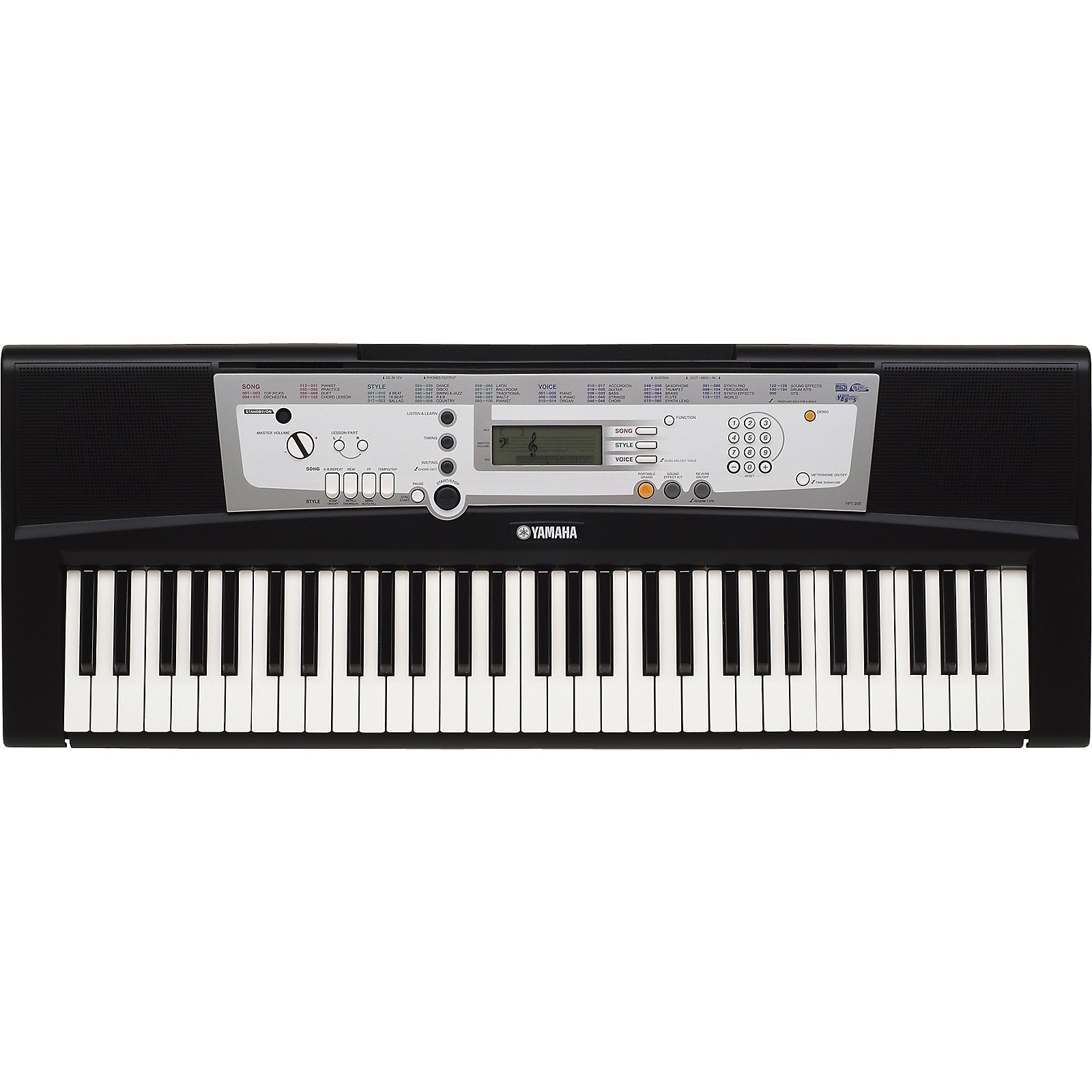 Yamaha YPT200 Electronic Portable Keyboard Musician's Friend