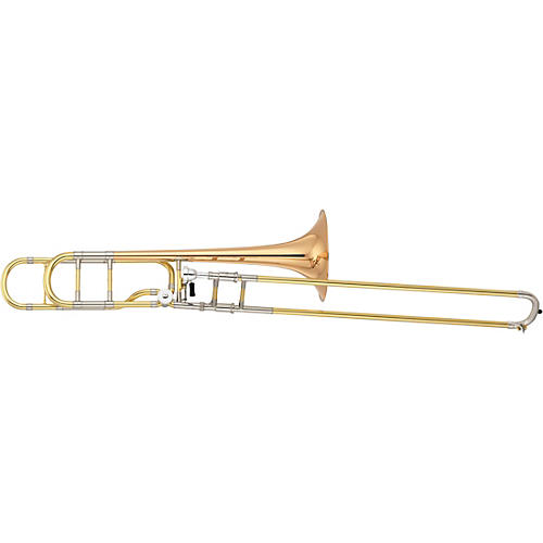Yamaha YSL-882IIOR Xeno Series Reverse Tuning Slide Open Wrap F-Attachment Trombone Lacquer Gold Brass Bell