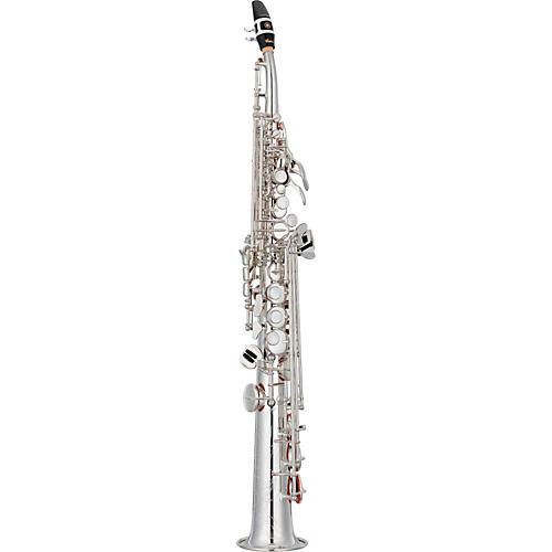 Yamaha YSS-82ZR Custom Professional Soprano Saxophone with Curved Neck Silver Plated