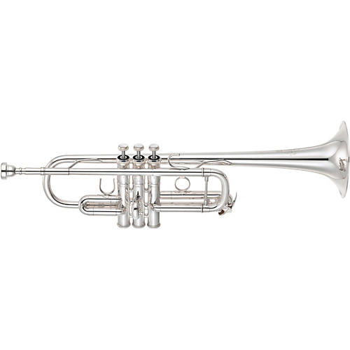 Yamaha YTR-9445NYS-YS-BR III Artist New York BR Series C Trumpet with YS Bell Taper Silver plated