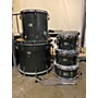 Used Canopus Yaiba II Groove Drum Kit Grey Sparkle Lacquer