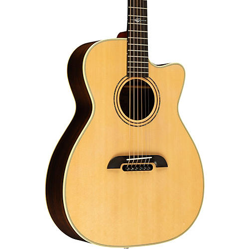 Alvarez Yairi FYM70ce Cutaway Folk-OM Acoustic-Electric Guitar Natural