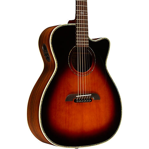 Alvarez Yairi WY1 Cutaway Folk-OM Acoustic-Electric Guitar Sunburst