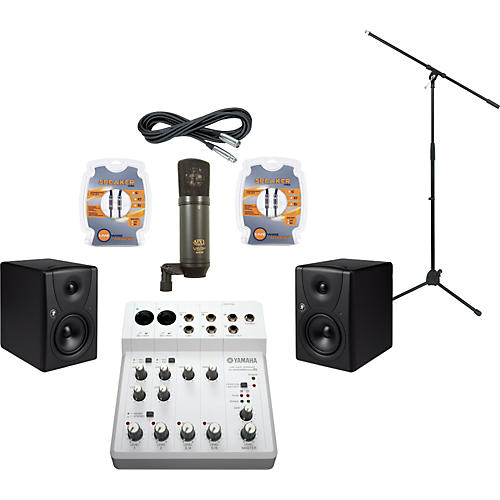 Yamaha Audiogram 6 and Mackie MR5 Recording Package