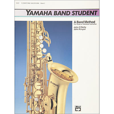 Alfred Yamaha Band Student Book 3 E-Flat Baritone Saxophone