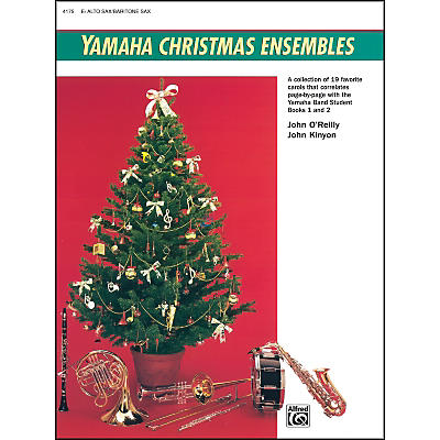 Alfred Yamaha Christmas Ensembles Alto Sax Baritone Sax