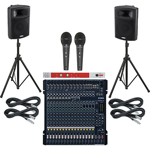 Yamaha MG206C-USB / Harbinger APS12 PA Package with BBE 382i