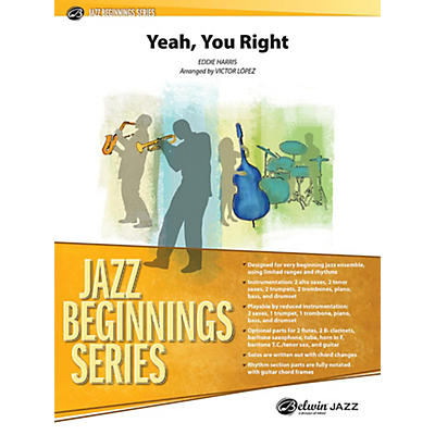 Alfred Yeah, You Right Jazz Band Grade 1 Set