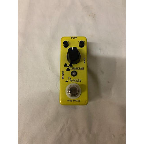 Yellow Fall Effect Pedal