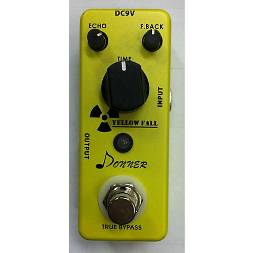Yellow Fall Effect Pedal