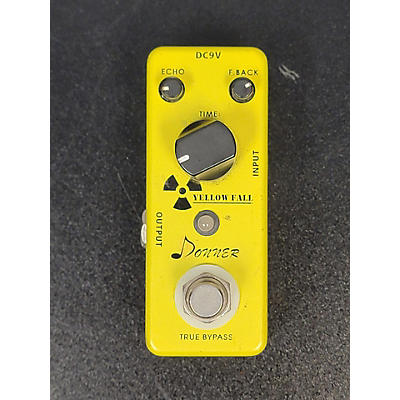 Donner Yellow Fall Effect Pedal