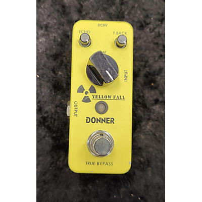 Donner Yellow Fall Effect Pedal